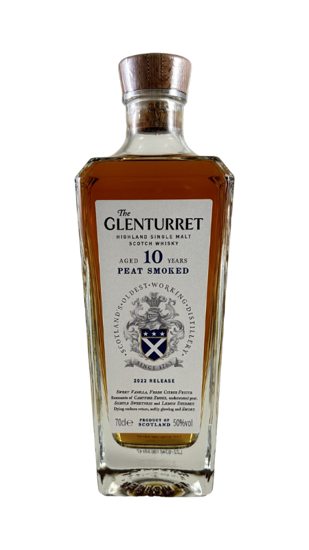 Whisky The GLenturret Highland Single Malt 10y Peat Smoked (2022 Release) 