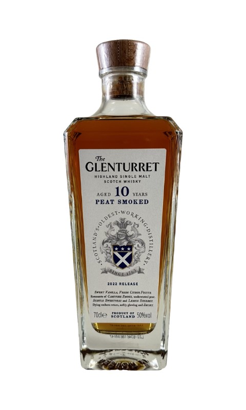 Whisky The GLenturret Highland Single Malt 10y Peat Smoked (2022 Release) 