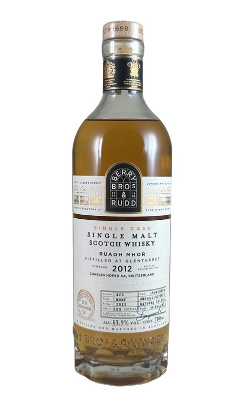 Berry's own selection Ruadh Mhor 2012 - bottled 2022 cask
bottled 2022